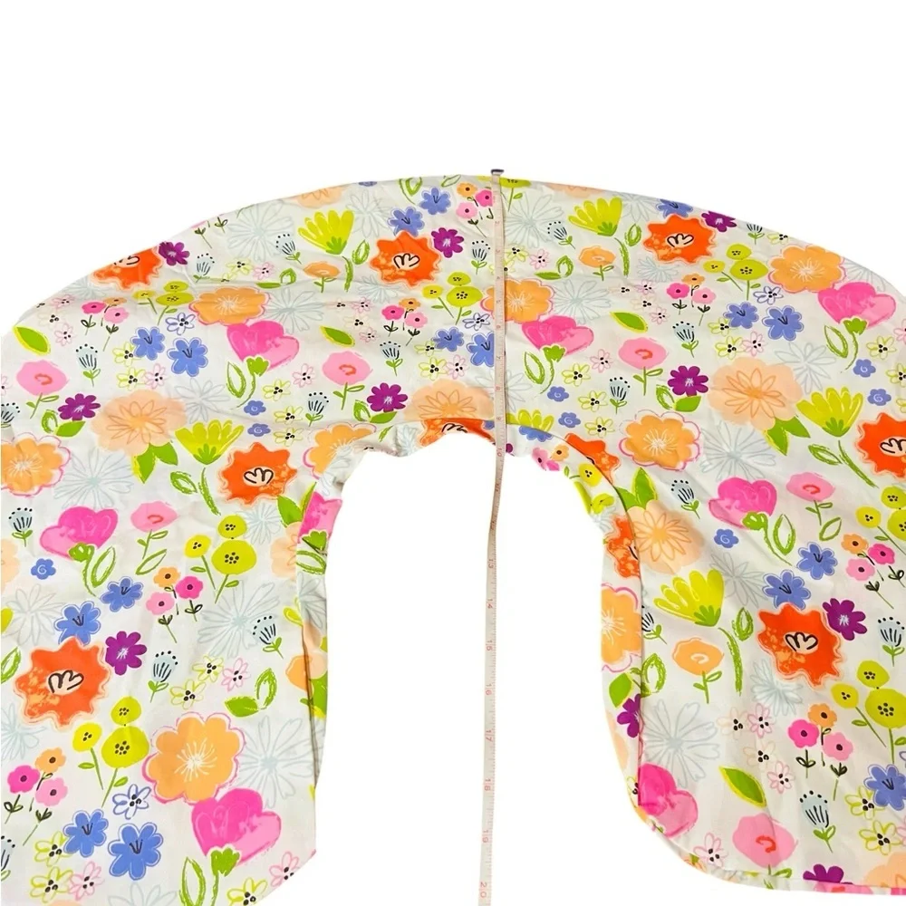 Boppy Floral Nursing Pillow Cover in Pink, Orange, Yellow, Green, Purple Florals